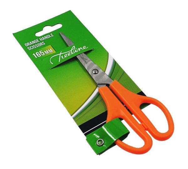 Scissors - 165mm - Orange Handle